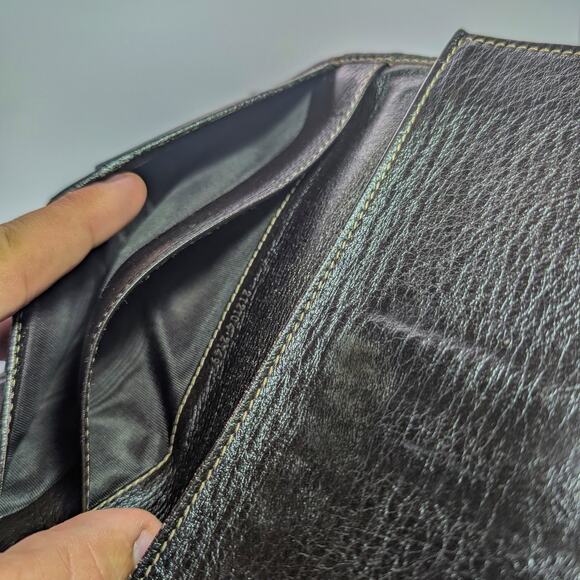 Auth Gucci Guccissima Long Wallet in Dark Brown & Gold w/ Charm, with Box & COA - Picture 10 of 10